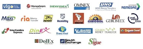 Marcas de remesadoras que respaldan Acredicom